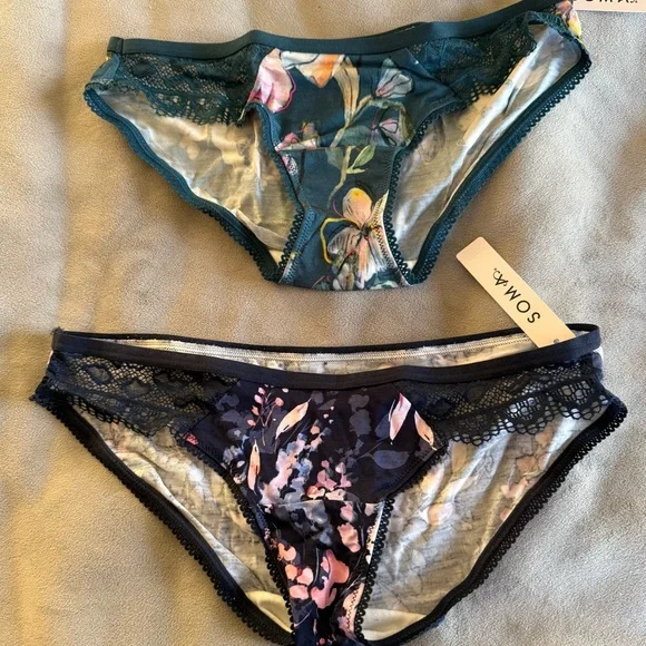 Soma Floral Bikini XS - NWT - Picture 4 of 7